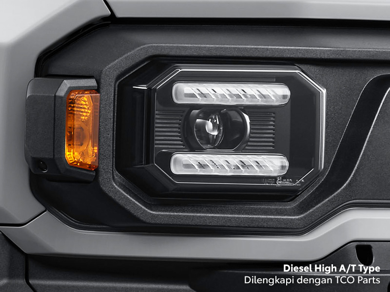 LED Projector Headlamp with DRL (Diesel High AT Type)